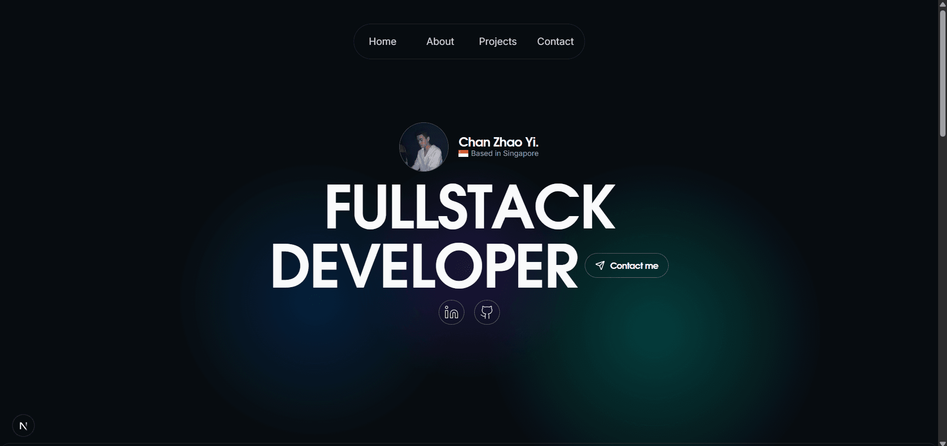 My Portfolio Landing Page 1